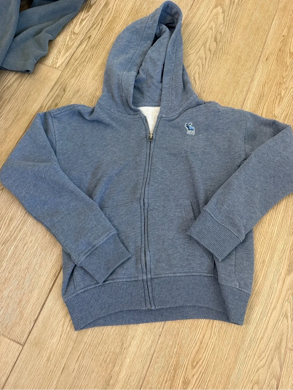 Abercrombie And Fitch Kids Grey Zip Up Jacket Size 9/10